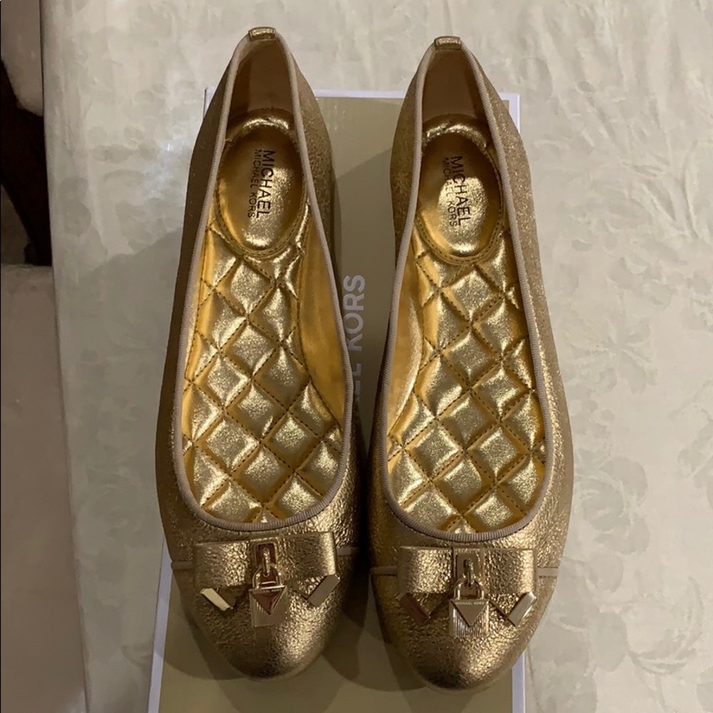 NWT Last One Michael Kors Alice Ballet Flats - Picture 4 of 8